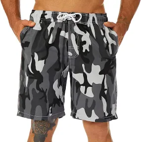  Bañadores para hombres largos, secos rápidos pantalones cortos para hombres, 9 pulgadas Inseam mens trajes de baño, XXL 